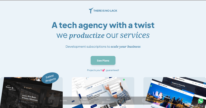 TINL Landing Page